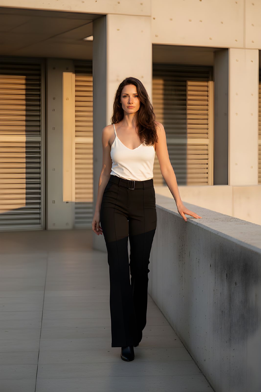 Calça estilo montaria preta